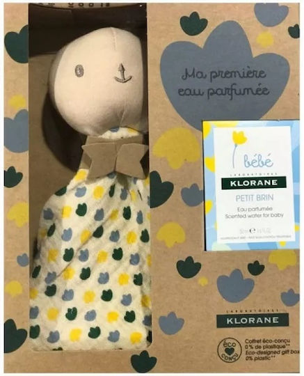 Klorane Petit Brin Set Bebeluși Eau de Toilette cu & Păpușă Cadou Galbenă 50ml
