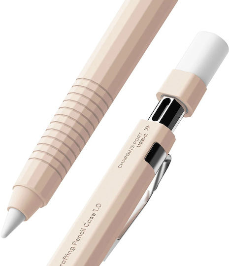 Ringke Silicone Drafting Grip Holder Θήκη Γραφίδας για Apple Pencil σε Ροζ χρώμα
