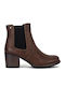 Stiefeletten Damen Braun