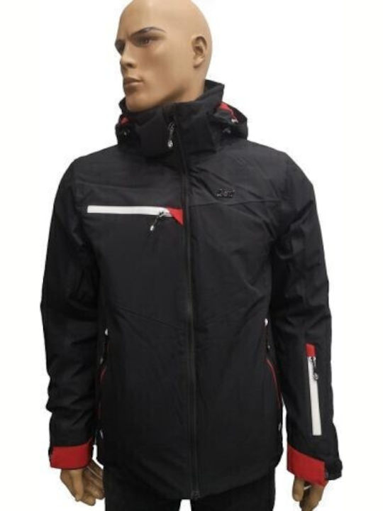 Astrolabio Men's Ski & Snowboard Jacket Black AE7D-UAN