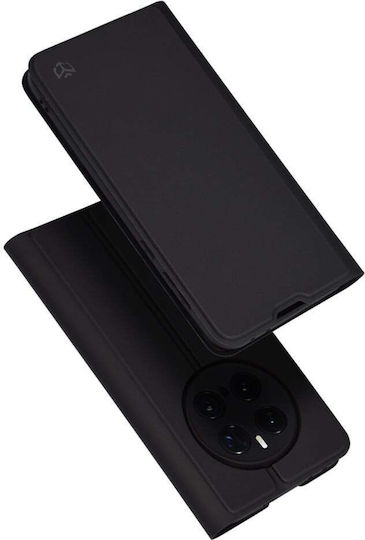 Techsuit Magskin Book Σιλικόνης / Δερματίνης Μαύρο (Honor Magic7 Pro - Techsuit)