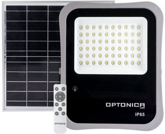 Metanor Στεγανός Ηλιακός Προβολέας LED 20W Ψυχρό Λευκό 6000K με Τηλεχειριστήριο IP65