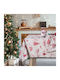 Das Home Christmas Коледно Покривка за маса Бял Д220xШ140см.