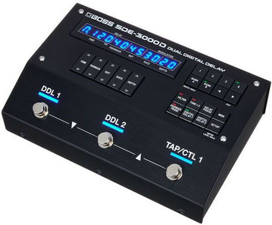 Boss SDE-3000 Πετάλι Footswitch Delay / Echo Ηλεκτρικής Κιθάρας και Ηλεκτρικού Μπάσου