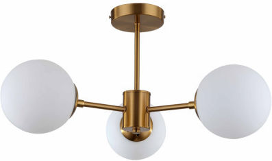 Light Prestige Deckenleuchte Gold mit Lampenbirnensockel E14 60x30x30cm