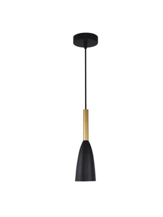 Light Prestige Pendant Light Black with Socket E27 10x10cm