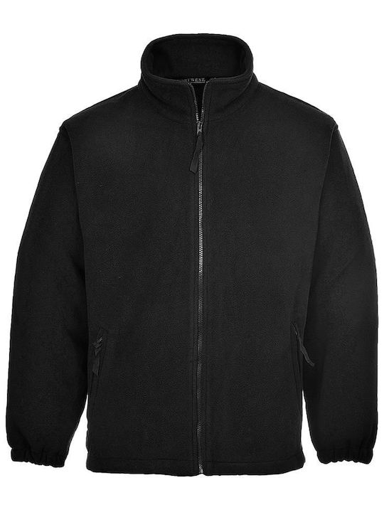Portwest Work Fleece Jacket Black