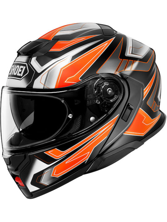 Z-8 PROLOGUE　TC-8 (BLACK/ORANGE) Shoei Anthem TC-8 Cască Moto Flip-Up ECE 22.06 1700gr cu Pinlock