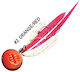 MajorCraft Tainomi Sled Head for Fishing 100gr Units Orange/Red