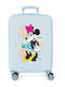 Disney Minnie Kids Cabin Hard Multicolour Suitcase With 4 Wheels Height 55cm