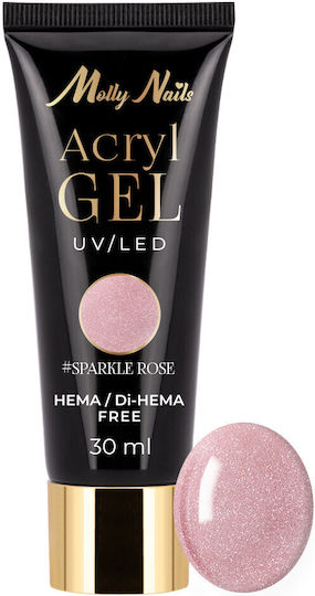 Molly Lac Гел Гел за изкуствени нокти Champagne Glow 30мл