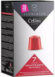 Italienischer Kaffee Dek Kompatibel Nespresso Cellini Aluminium 30 Kapseln Italienischer Kaffee Dek Kompatibel Nespresso Cellini Aluminium 30 Kapseln