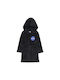 Disney Παιδικό Μπουρνούζι Black Nasa Black με Κουκούλα