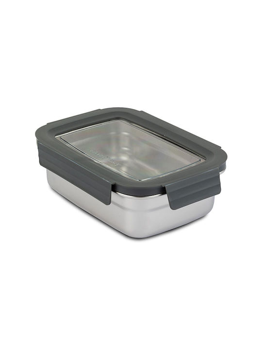 Nava Δοχείο Φαγητού Inox Ασημί 900ml