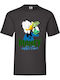 Fruit of the Loom Scrooge Mc Duck No1 Μπλούζα Μαύρη Βαμβακερή