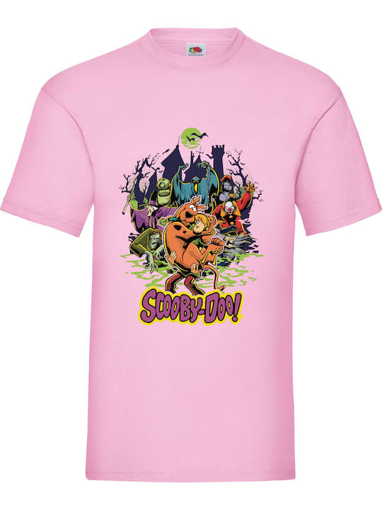 Fruit of the Loom Scooby Doo No2 Μπλούζα Ροζ Βα...