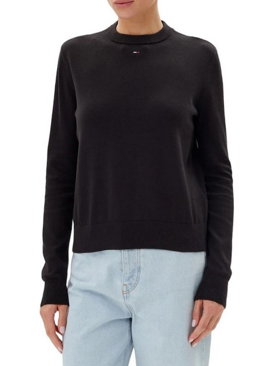 Tommy Hilfiger Women's Long Sleeve Cotton Black...
