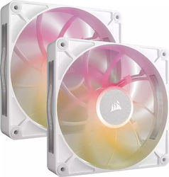 Corsair iCUE LINK RX140 MAX Вентилатор За Кутия 2 Бр Бели Corsair iCUE LINK RX140 MAX Вентилатор За Кутия 2 Бр Бели