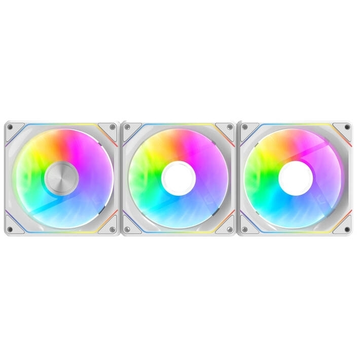 Darkflash Gauss G24 3 σε 1 ανεμιστήρες υπολογιστή (λευκό)