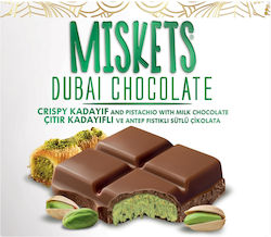 Miskets Σοκολάτα Γάλακτος Dubai Κανταΐφι & Φιστίκι 100gr