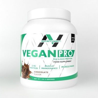 Nutriyummy Vegan Pro Χωρίς Λακτόζη με Γεύση Chocolate 1kg