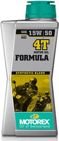 Motorex Formula 15W-50 Συνθετικό Λάδι Μοτοσυκλέτας για Τετράχρονους Κινητήρες 1lt
