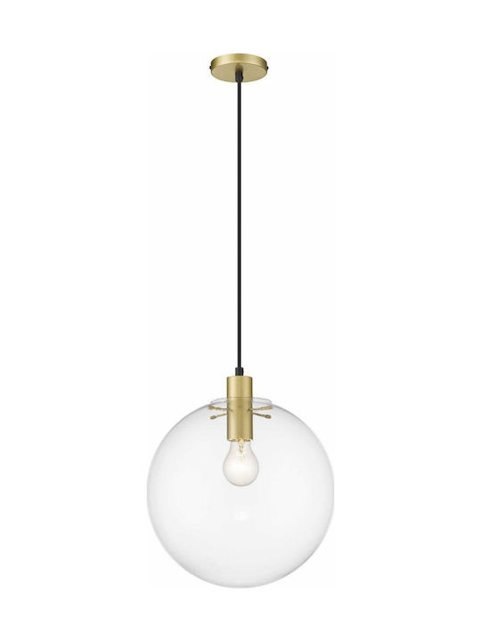 Light Prestige Pendant Light Gold with Socket E27 30x30x155cm