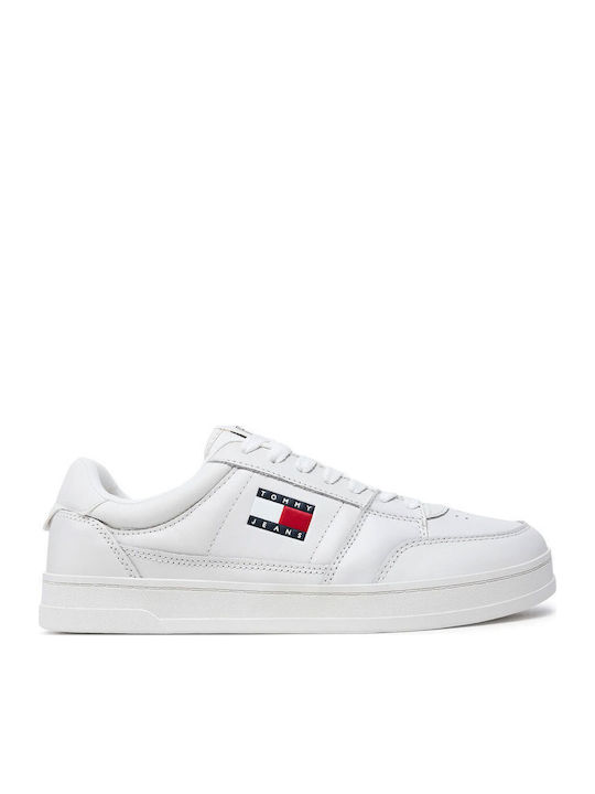 Adidași Flatforms Pentru Bărbați Albi