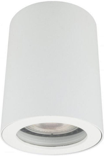 Light Prestige Μονό Σποτ με Ντουί GU10 σε Λευκό Χρώμα