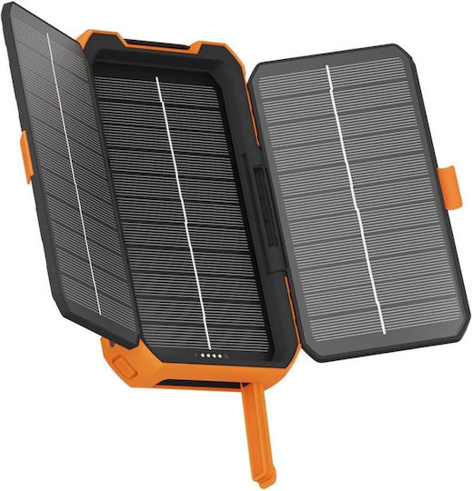 Xtorm Rugged XR203 Ηλιακό Power Bank 10000mAh 20W με Θύρα USB-A και 2 Θύρες USB-C Power Delivery / Quick Charge 3.0 Πορτοκαλί