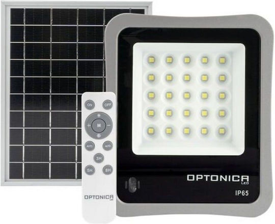 Metanor Wasserdicht Solar LED Flutlicht 8W Kaltweiß 6000K mit Fernbedienung IP65