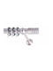 Frans Metallisch Vorhangstange Betta Strass Einfach Φ35mm 160cm Nickel Satin