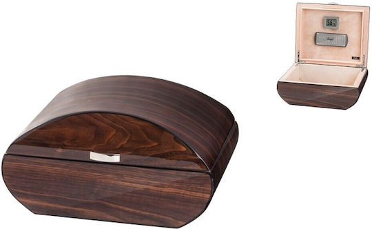 Angelo Cigar Humidifier Wood Box with Hygrometer