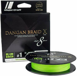 MajorCraft Dangan Braid X Fishing Filament DBX8 150 1.2GR Green