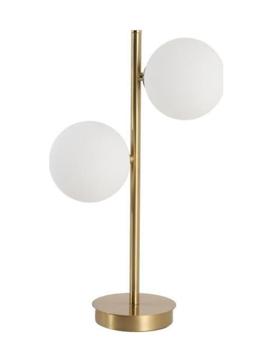 Light Prestige Schreibtischlampe für Fassung G9 in Gold Farbe