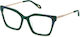 Just Cavalli Eyeglass Frame Green VJC075 09LS