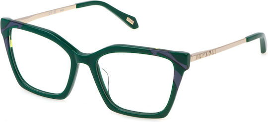 Just Cavalli Eyeglass Frame Green VJC075 09LS