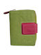 Small Leather Women's Wallet Classic with RFID Green