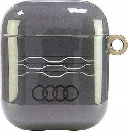 Audi Iml Geometric Pattern Case Silicone / Plastic in Gray color for Apple AirPods 1 / AirPods 2