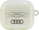 Audi Iml Geometric Pattern Husă în culoarea Alb pentru Apple AirPods 3