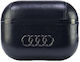 Audi Leather Big Logo Θήκη Δερμάτινη σε Μαύρο χρώμα για Apple AirPods Pro 2