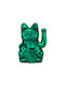 Donkey Decorative Plastic Cat Lucky Cat Cosmic Edition Uranus 8.5x10.5x15 Shiny Teal
