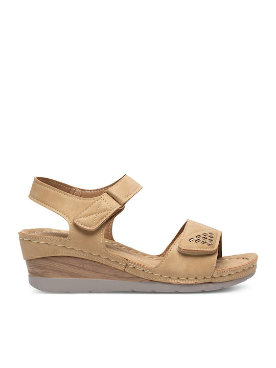 Women's Platform Shoes Beige