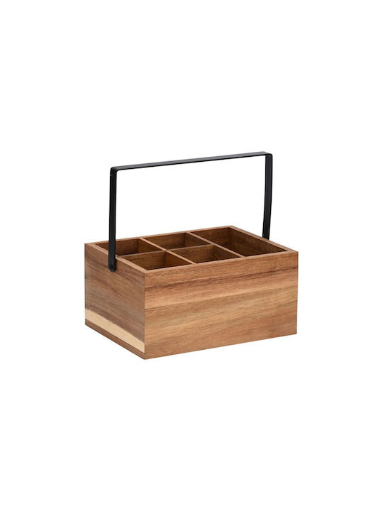 Estia Καλάθι Αποθήκευσης Bamboo 20x15x10cm