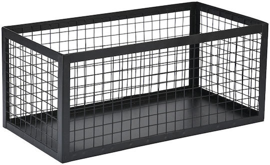 Estia Estia Aufbewahrung & Organisationskorb Käfig Metall 23,5x15x11cm Schwarz 02-27650
