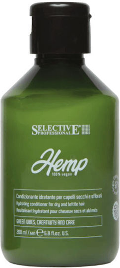Selective Professional Hemp Sublime Conditioner Feuchtigkeitsspendend für Trocken Haare 200ml