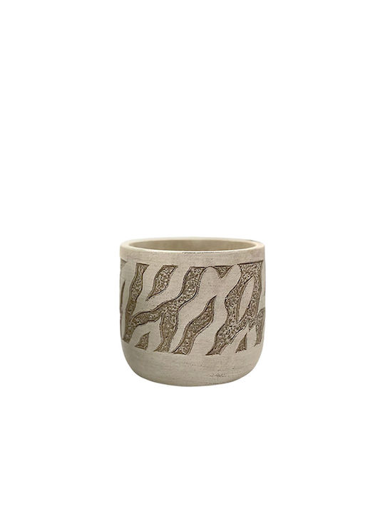 Marhome Planter Concrete Beige 13x13x12.5cm.