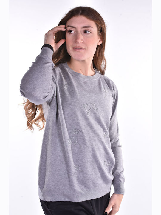 Raiden Women's Long Sleeve Sweater grey