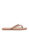 Women's Flat Sandals in Brown Color