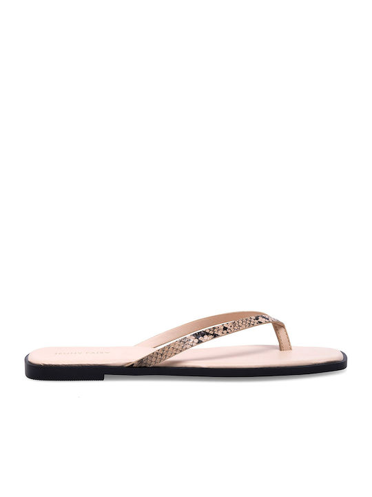 Jenny Fairy Flache Sandalen für Damen in Beige ...
